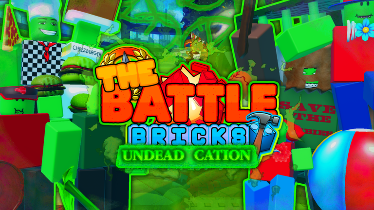 Official Roblox media collage for The Battle Bricks Undead-Cation update